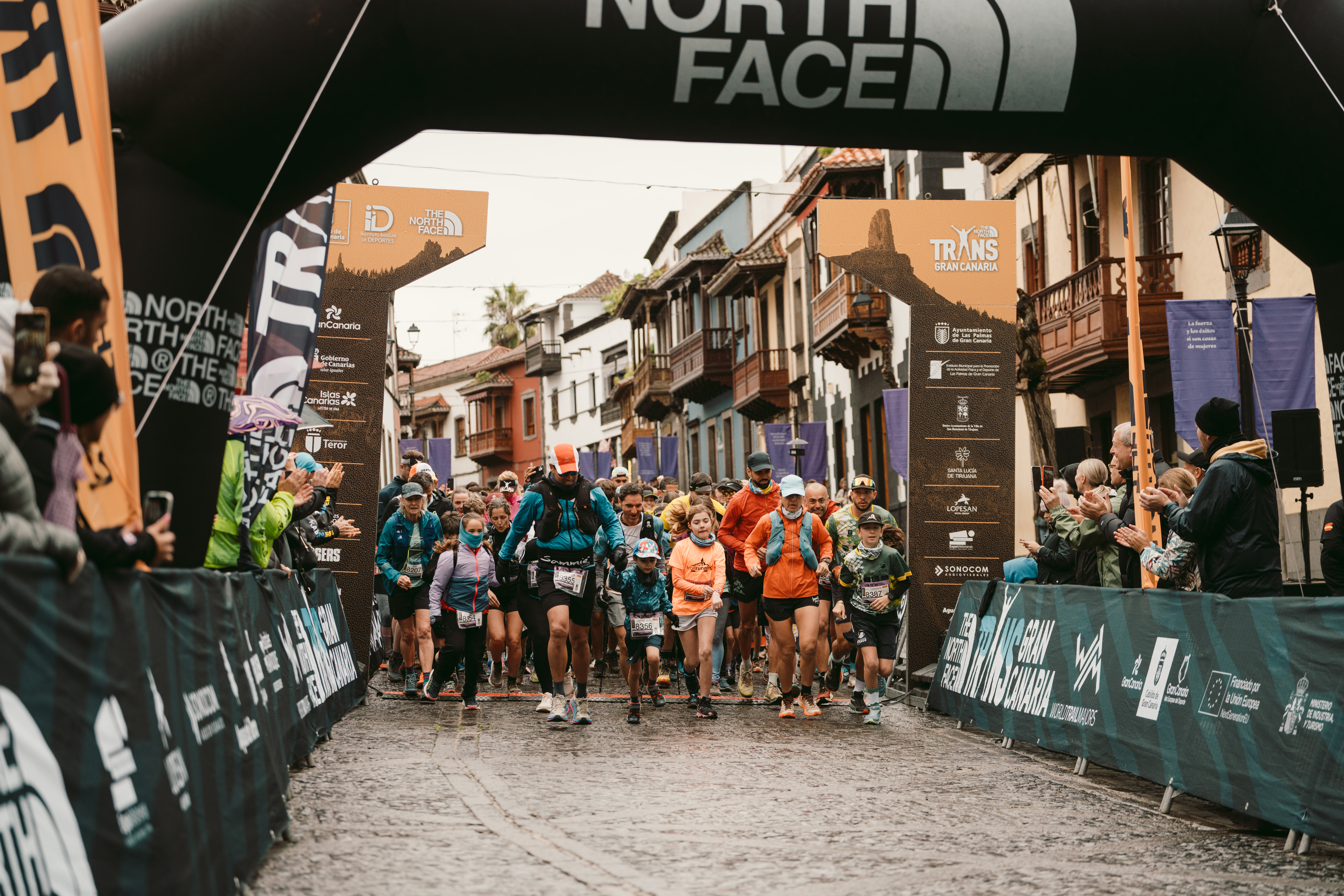 Teror se vuelca con la Short y la Family de TheNorth Face Transgrancanaria en una jornada dedeporte y ambiente familiar